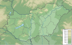 Mapa lokalizacyjna Węgier