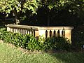 The stone balustrade from the demolished Retford Hall, Darling Point, is now in the garden of Retford Park, Bowral