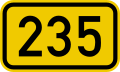 File:Bundesstraße 235 number.svg