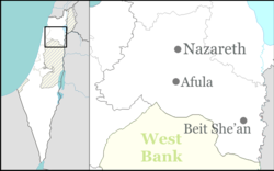 Barak is located in Jezreel Valley region of Israel