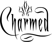 The word "Charmed" is written in a cursive, black font.