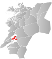 Map of Inderøy