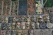 Hand-carved wood souvenirs (Chichén Itzá, Yucatán, Mexico)