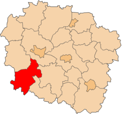 Location within the voivodeship