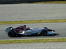 Photo de la Force India F8-VII-B de Sutil en janvier 2008