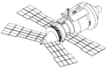 Vue schématique du module Spektr.