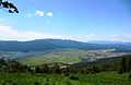 pogled na Cerknicu i jezero