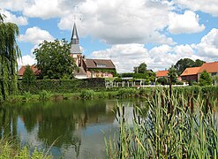 La mare et l'église.