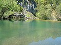 English: Degurić pond on river Gradac Српски / srpski: Језерце Дегурић на реци Градац