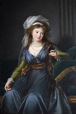 «Портрет графини Екатерины Скавронской», 1790, худ. Элизабет Виже-Лебрен, музей Жакмар-Андре, Париж