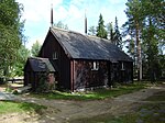 Sodankylä gamla kyrka, byggd 1689.