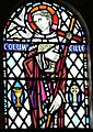 Image 8Columba was a 6th-century Irish-born saint who spread Christianity in Scotland and founded Iona Abbey, where he is commemorated in this stained-glass window Credit: Vegansoldier