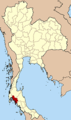 Location of Krabi province