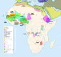 Map of major African kingdoms and empires throughout history