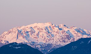 Cima Carega vista da Rubbio (Altopiano dei Sette Comuni)