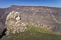 * Nomination Boulder on the Sulak Canyon viewpoint. --Alexander Novikov 17:01, 10 June 2022 (UTC) * Promotion  Support Good quality. --Ermell 22:03, 10 June 2022 (UTC)