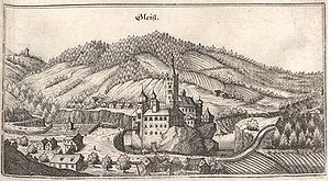 Buag Gleiß um 1649, Stich vom Matthäus Merian