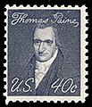 Thomas Paine uitgegeven in 1969 overleden op 8 juni 1809