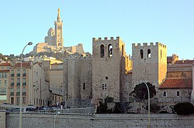 Vue depuis l'abbaye Saint-Victor de Marseille.