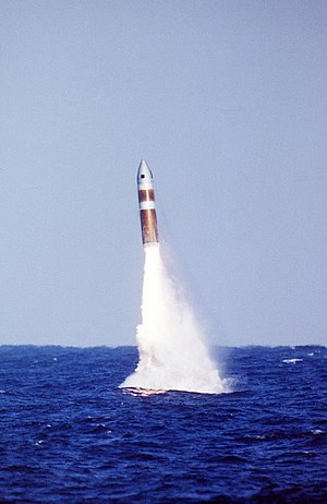 Пуск ракети з ПЧАРБ USS Ulysses S. Grant (SSBN-631) у травні 1979