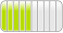 Representación de 50 %