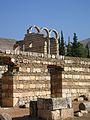 Muro externo do Gran Palacio, Anjar.