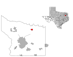 Location of Winona, Texas