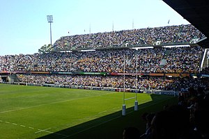 Das Stade de la Mosson bei der Partie Australien gegen Fidschi bei der Rugby-Union-Weltmeisterschaft 2007