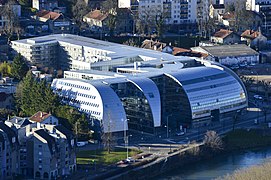 Le centre d'affaires de la City à Besançon.