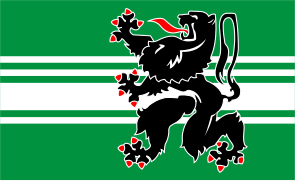 Drapeau de la province de Flandre-Orientale.