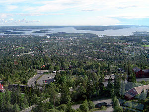 Oslo gwelet eus Holmenkollen