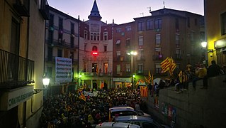 Manifestation à Berga.