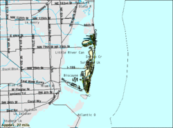 U.S. Census Bureau map showing city limits