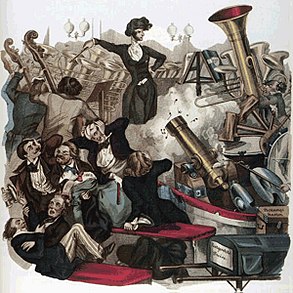 Caricature d'Hector Berlioz