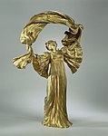 Art Nouveau dancer figure; circa 1900; ormolu; height: 40 cm; Rijksmuseum