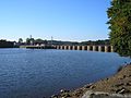 Le barrage de Vezins en 2009.