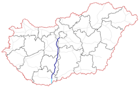 Carte de l’autoroute M6