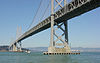 Western portion of the bridge, viewed from San Francisco