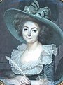 zelfportret door Sophie de Condorcet eind 18e of begin 19e eeuw geboren op 8 april 1764