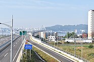 Dongbaekdaegyo Bridge on National Route No 4 and No 77