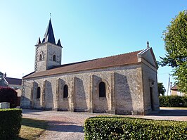 De kerk van Aubry-en-Exmes