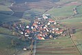 view over the village