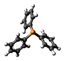 Model bola-dan-pasak molekul trifenilfosfina