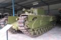 Churchill Crocodile in Royal Australian Armoured Corps Tank Museum.