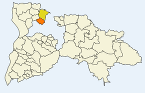 Poziția Umkirch pe harta districtului Breisgau-Hochschwarzwald