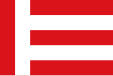 Flag of Eindhoven, North Brabant, Netherlands