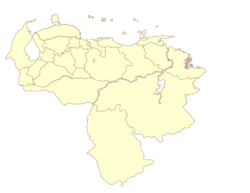 Localização de Palo Negro na Venezuela