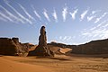 3 décembre 2006 Le cirque de Moul n'ga dans la Tadrart (sud-est de l'Algérie).