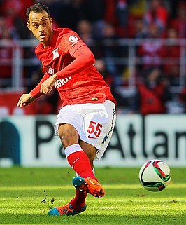 João Carlos uitkomend voor Spartak Moskou (2015).