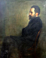 Stefan Żeromski, painted by Eligiusz Niewiadomski, 1900